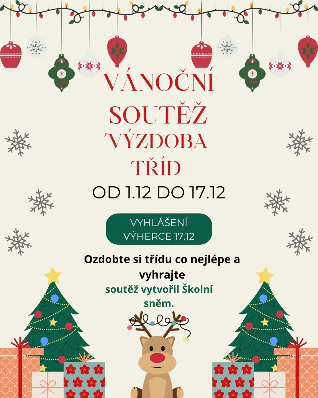 soutěž ve výzdobě tříd